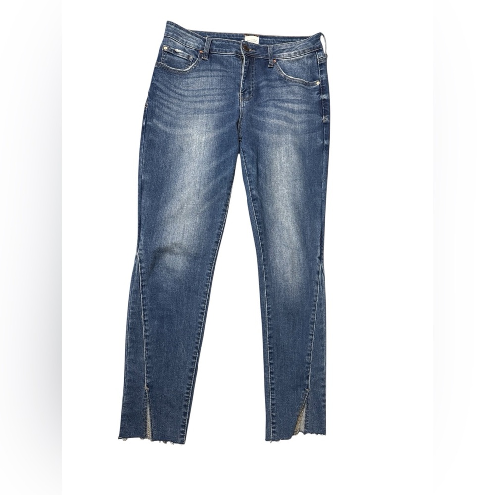 Special A Split-Hem Jeans – Raw‎ Edge, Mid-Rise, Size 13